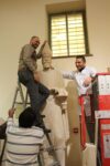 Riunione di testa e corpo di una statua di sacerdote proveniente dal Tempio minore XIV, Hatra