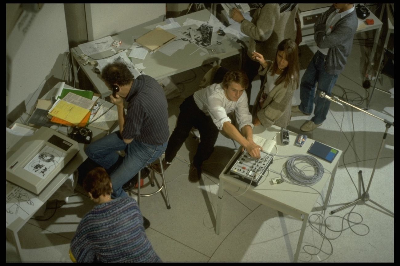 Robert Adrian, The World in 24 Hours, Ars Electronica Festival, 1982. Photo Sepp Schaffler