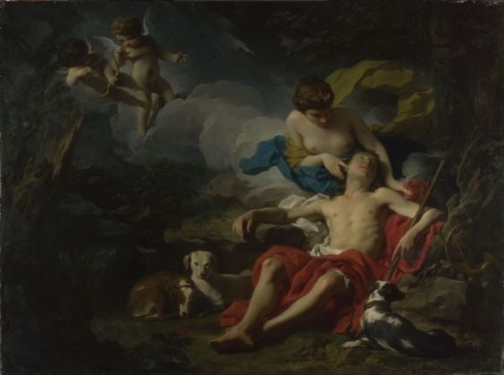 Pierre Subleyras, Diana ed Endimione, 1740 ca, olio su tela, Londra, National Gallery