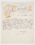 Testimonianza di Félix Bernard a favore di Jean Giono, 10 ottobre 1944. Collezione privata. Photo © David Giancatarina