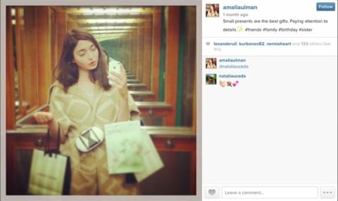 Un post su Instagram di Amalia Ulman datato settembre 2014