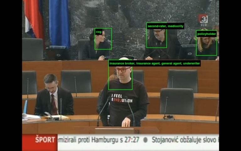 Vuk Ćosić in Parlament