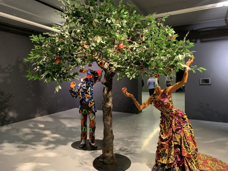 Yinka Shonibare, Adam and Eve. Zeitz MOCAA, Cape Town. Photo Maria Stella Bottai