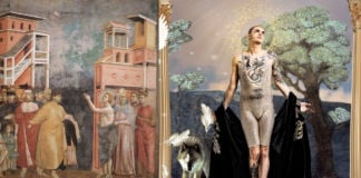 Achille Lauro e le scene di San Francesco nella Basilica Maggiore di Assisi