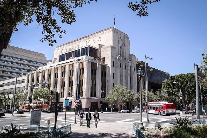 Los Angeles Times Building ph Visitor7, fonte Wikimedia