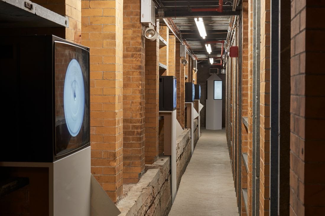 Mariana Silva, installation view, In Practice Total Disbelief, SculptureCenter, New York, 2020. Courtesy the artist and Galeria Francisco Fino. Photo Kyle Knodell