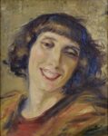 Adriana Bisi Fabbri, Autoritratto, 1914, olio su tela, 38,8 x 30 cm. Collezione G.M.C. Photo Manusardi