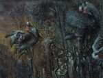 Agostino Arrivabene, illustrazione per la Divina Commedia, Canto XIII Inferno (La foresta dei suicidi)