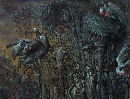 Agostino Arrivabene, illustrazione per la Divina Commedia, Canto XIII Inferno (La foresta dei suicidi)