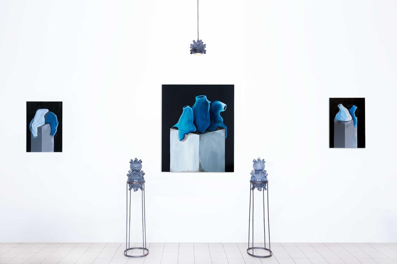 Alchemy in blue, Matteo Messori e Matteo Giannerini, 2019, Officina 15. Photo Lorenzo Stefanini