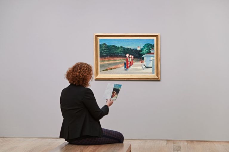 Edward Hopper. Exhibition view at Fondation Beyeler, Riehen-Basilea 2020