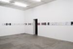 Gianluca Brando, Appunti, 2017 20, tecnica mista su carta, 74 fogli, ciascuno 21 x 29.7 cm. Installation view at Cripta747, Torino