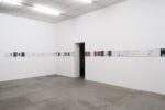 Gianluca Brando, Appunti, 2017 20, tecnica mista su carta, 74 fogli, ciascuno 21 x 29.7 cm. Installation view at Cripta747, Torino