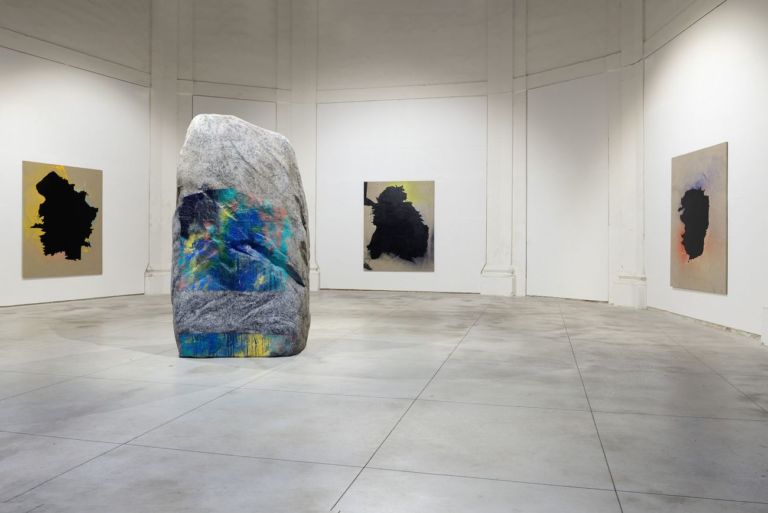 Gianni Politi, Benvenuto (anima del pittore giovane), 2019. Installation view at Centro Arti Visive Pescheria, Pesaro 2019. Photo credit Michele Alberto Sereni