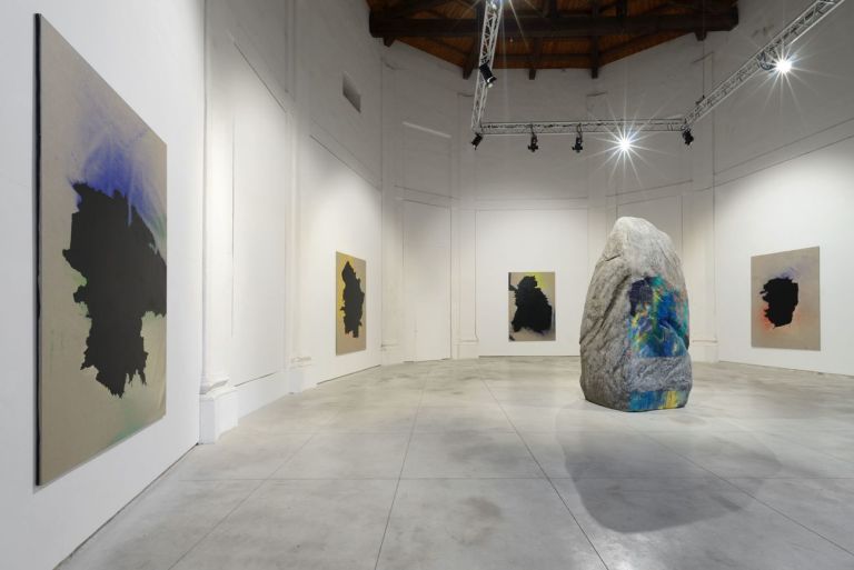 Gianni Politi, Benvenuto (anima del pittore giovane), 2019. Installation view at Centro Arti Visive Pescheria, Pesaro 2019. Photo credit Michele Alberto Sereni