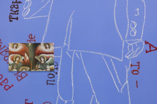 Giuseppe Caccavale. Carmi figurati. Installation view at Galleria Doppelganger, Bari 2020, dettaglio