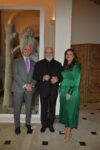 Michelangelo Pistoletto, l’Ambasciatore Raffaele Trombetta e Francesca Dell'Apa all’evento Italy at Frieze