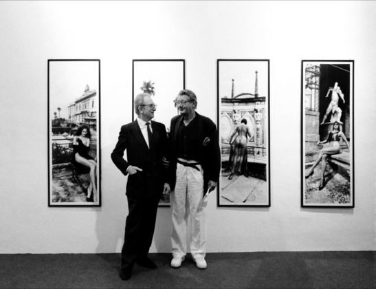 Pasquale Trisorio, Helmut Newton, Dressed and Naked, 1990. Photo Luciano Ferrara