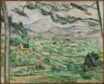Paul Cézanne, La Montagne Sainte Victoire au grand pin et la Bastide Vieille I, 1886 87. Courtesy Société Paul Cézanne