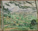 Paul Cézanne, La Montagne Sainte Victoire au grand pin et la Bastide Vieille I, 1886 87. Courtesy Société Paul Cézanne