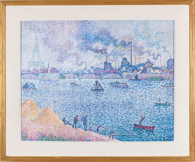 Paul Signac, La Senna a Grenelle, 1899. Courtesy Amos Rex