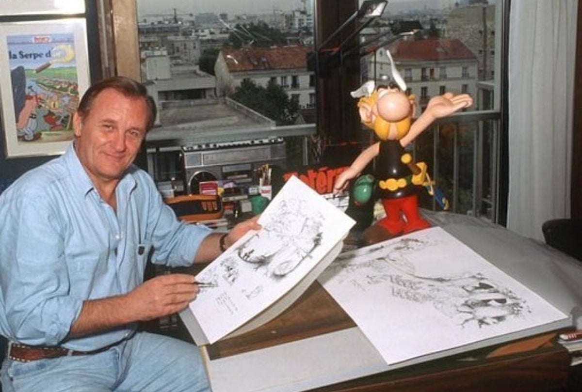 Un ritratto di Albert Uderzo