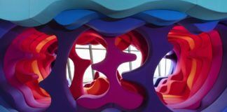 Verner Panton, Phantasy Landscape, Visiona 2, 1970, ricostruzione parziale, Vitra Design Museum, 2000 © Verner Panton Design AG, Basel © Vitra Design Museum. Photo Ludger Paffrath
