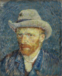 Vincent van Gogh, 'Self Portrait with Grey Felt Hat', 1887, Van Gogh Museum, Amsterdam (Vincent van Gogh Foundation)