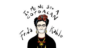 Anche Van Gogh e Frida Kahlo restano a casa, nelle illustrazioni di Gianluca Biscalchin