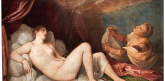 Detail from Titian, 'Danaë', probably 1554–6. Wellington Collection, Apsley House © Stratfield Saye Preservation Trust