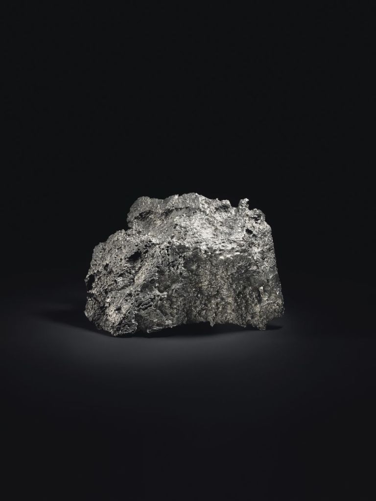A Large Dronino Meteorite. Iron, ataxite (ungrouped). Ryazan district, Russia (54° 44' N, 41° 25' E). Courtesy Christie's