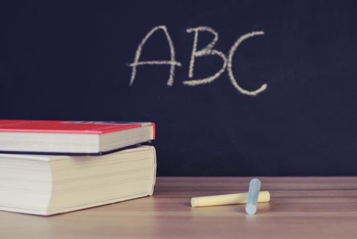 Abc books chalk chalkboard via Pexels