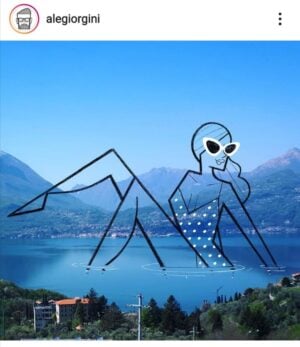 Viaggiare stando fermi. Il nuovo intervallo illustrato di Ale Giorgini su Instagram