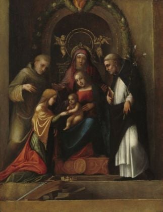 Antonio Allegri detto il Correggio, Il matrimonio mistico di Santa Caterina, 1510-15. National Gallery of Art, Washington