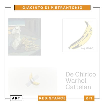 Art Resistance Kit, Copertina Giacinto di Pietrantonio
