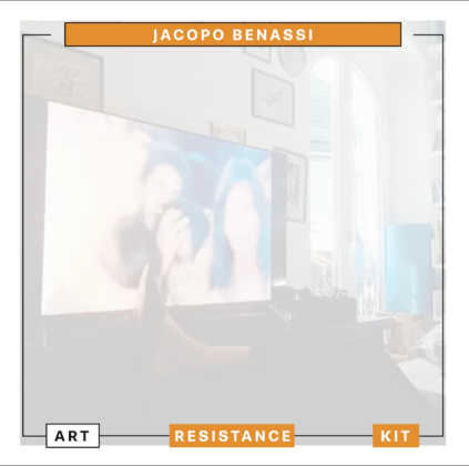 Art Resistance Kit, Copertina Jacopo Benassi
