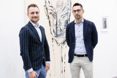 Alessandro Pasotti e Fabrizio Padovani della P420 ad Artissima