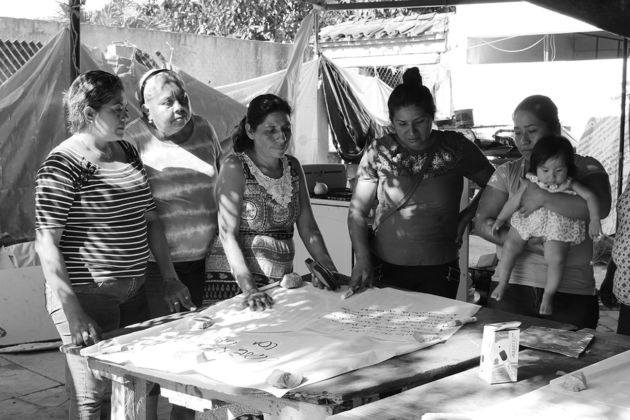 Comité Ixtepecano + Unitierra + Comunal. Taller de Arquitectura, Social Reconstruction of Habitat in “Guendalizaa”. Participatory Diagnosis. Ixtepec, Istmo de Tehuantepec, Oaxaca. Photo Comunal