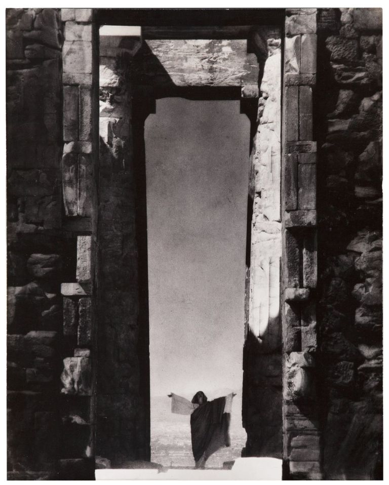 Edward Steichen, Isadora Duncan at the Portal of the Parthenon, 1921. Courtesy Christie's