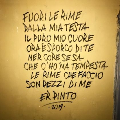 Er Pinto, Quartiere Ostiense, Roma, 2019