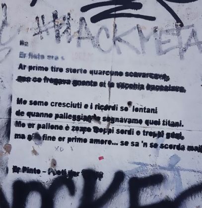 Er Pinto, Stencil sbagliato, Quartiere Pigneto, Roma, 2011