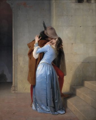 Francesco Hayez, Bacio, 1859, Pinacoteca di Brera, Milano © Haltadefinizione Image Bank © Pinacoteca di Brera
