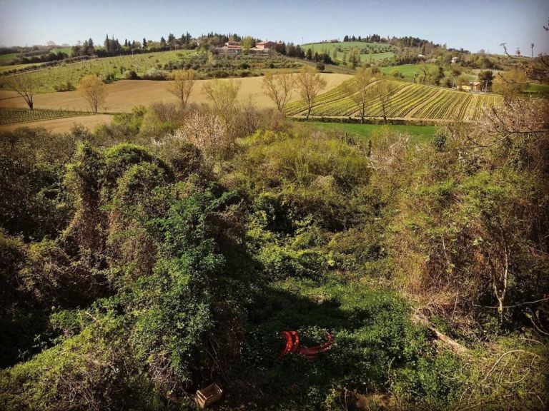Giardini Pensili, sulle colline di Rimini, dove ha sede la regia temporanea di Usmaradio
