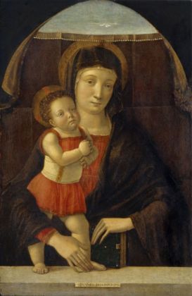 Giovanni Bellini, Madonna col Bambino, 1455 ca. Musei Civici, Pinacoteca Malaspina, Pavia