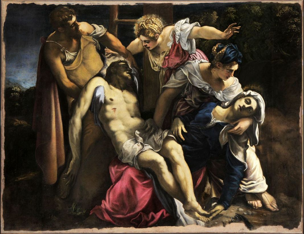 Jacopo Robusti detto Tintoretto, Deposizione di Cristo, 1550 60 ca. Gallerie dell'Accademia, Venezia