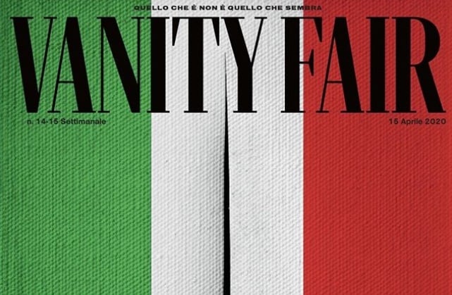 Ferita o spiraglio di luce?  Francesco Vezzoli reinterpreta Fontana per la cover di Vanity Fair