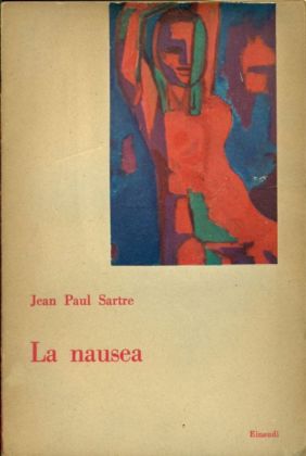 La prima edizione italiana de La Nausea, Einaudi, Torino, 1948