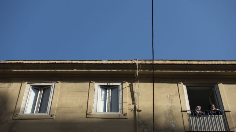 Marinella Senatore, Manifesta12, Palermo Procession, 2018. La folla che osserva. Photo Lorenza Fruci