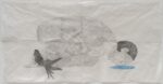 Marta Roberti, Piangere dal terzo occhio, 2019, grafite e pastello ad olio su carta dello Yunnan, 100x160 cm