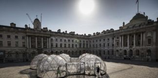 Michael Pinsky, Pollution Pods, 2018. Somerset House for Earth Day 2018 © Peter Macdiarmid for Somerset House